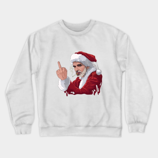 Bad santa Crewneck Sweatshirt by art object